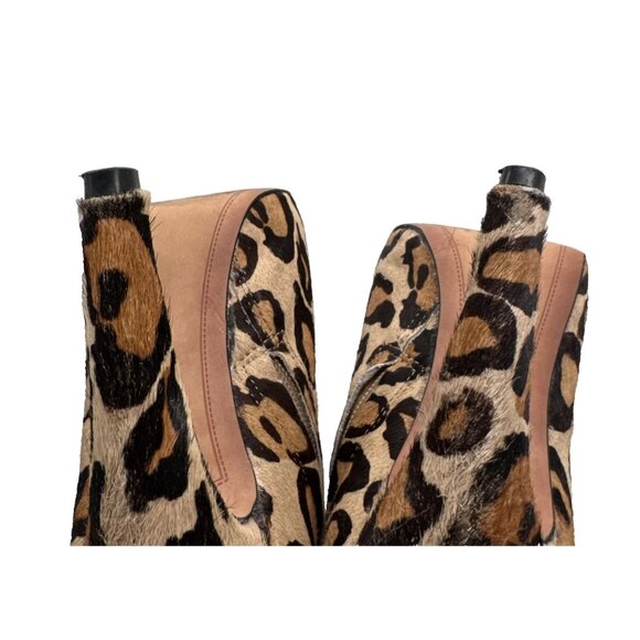 Sam‎ Edelman Calf Hair Leather Leopard Print Kit Ankle Booties-Size 4 M cheetah - Picture 10 of 15